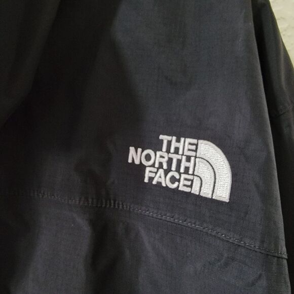 The North Face black Hooded windbreaker jacket Size L hyvent Nylon - Picture 10 of 13